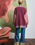 ALEMAIS MLAK Cardigan sustainably made artist collab MLAK prefall 26 LUXAMORE