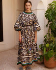 ALEMAIS Maroc Midi Dress LUXAMORE