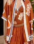 ALEMAIS Soleil d’Amour Silk Shirt LUXAMORE