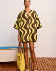 ALEMAIS Frankie Mini Dress Yellow LUXAMORE