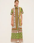 Woman Wearing Alemais Contina Shirt Dress - Dress LUXAMORE