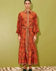 Alemais Monkey Dance Silk Shirtdress - LUXAMORE
