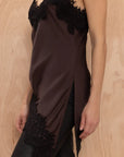 Charli Blake Contrast Lace Camisole - Chocolate