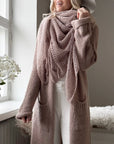 Bypias Dreamy Day Mohair Scarf - Taupe LUXAMORE