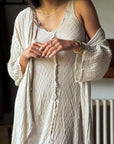 Bypias Oasis Linen Dress - Sand LUXAMORE