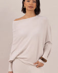 Alemais Sustainable Florence-Shirt close up worn by model LUXAMORE