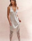Charli - Solange Slip Dress - Moonbeam LUXAMORE