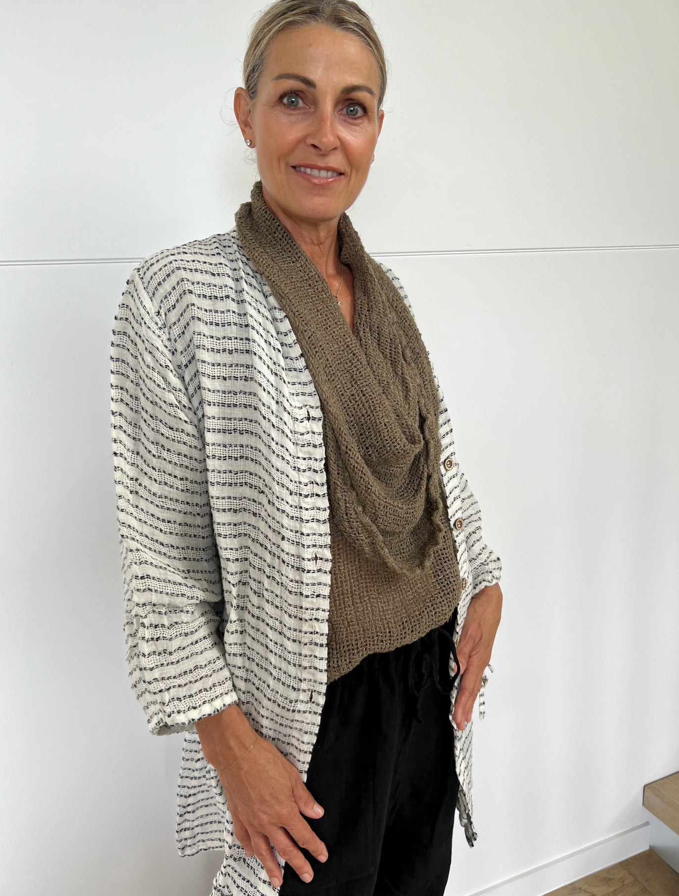 Estilo Emoporio Manta Mini Linen Dress