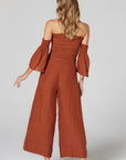Estilo Emporio Linen Pant Tropez - Rust Reduced impact LUXAMORE