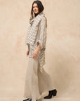 Woman Wearing Estilo Emporio Novo Flare Pant - Brasile Natural - Pants LUXAMORE