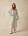 Estilo Emporio Zorba Maxi Linen Dress LUXAMORE