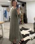 La Bottega di Brunella Linen Dress VESTITO GALASSIA - Rete Galaxy Mesh LUXAMORE