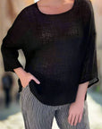 La Bottega di Brunella Top Maglia Europa - Campagna Black Reduced impact LUXAMORE