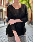 La Bottega di Brunella Top Maglia Europa - Campagna Black Reduced impact LUXAMORE