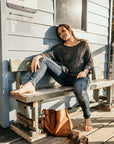 La Bottega di Brunella Top Maglia Europa - Campagna Blu LUXAMORE