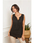 Linen Tank Top Made in Italy - LUXAMORE