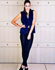 Mode & Affaire Collier Fur Vest - Ink LUXAMORE