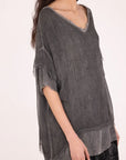 Sanctamuerte Layerd V Neck - LUXAMORE