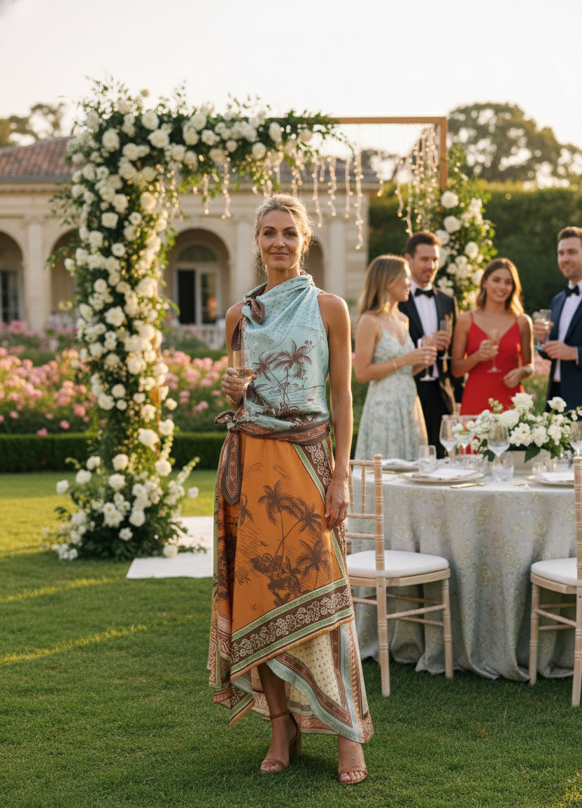 Why the Alemais Alberta Scarf Midi is the Season’s Defining Masterpiece - LUXAMORE