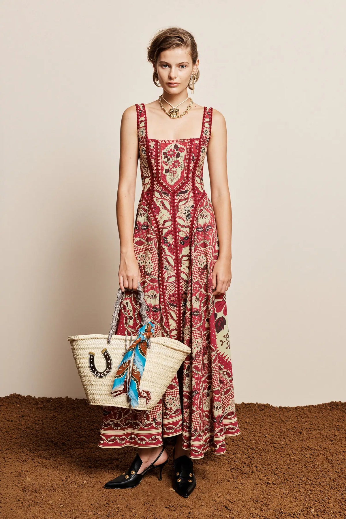 ALÉMAIS Kenny Midi Dress Sustainable LUXAMORE