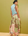 ALEMAIS Alberta Scarf Midi Dress LUXAMORE  