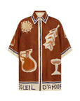 ALEMAIS Soleil d’Amour Silk Shirt LUXAMORE  