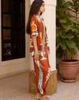 ALEMAIS Soleil d’Amour Silk Shirt LUXAMORE  