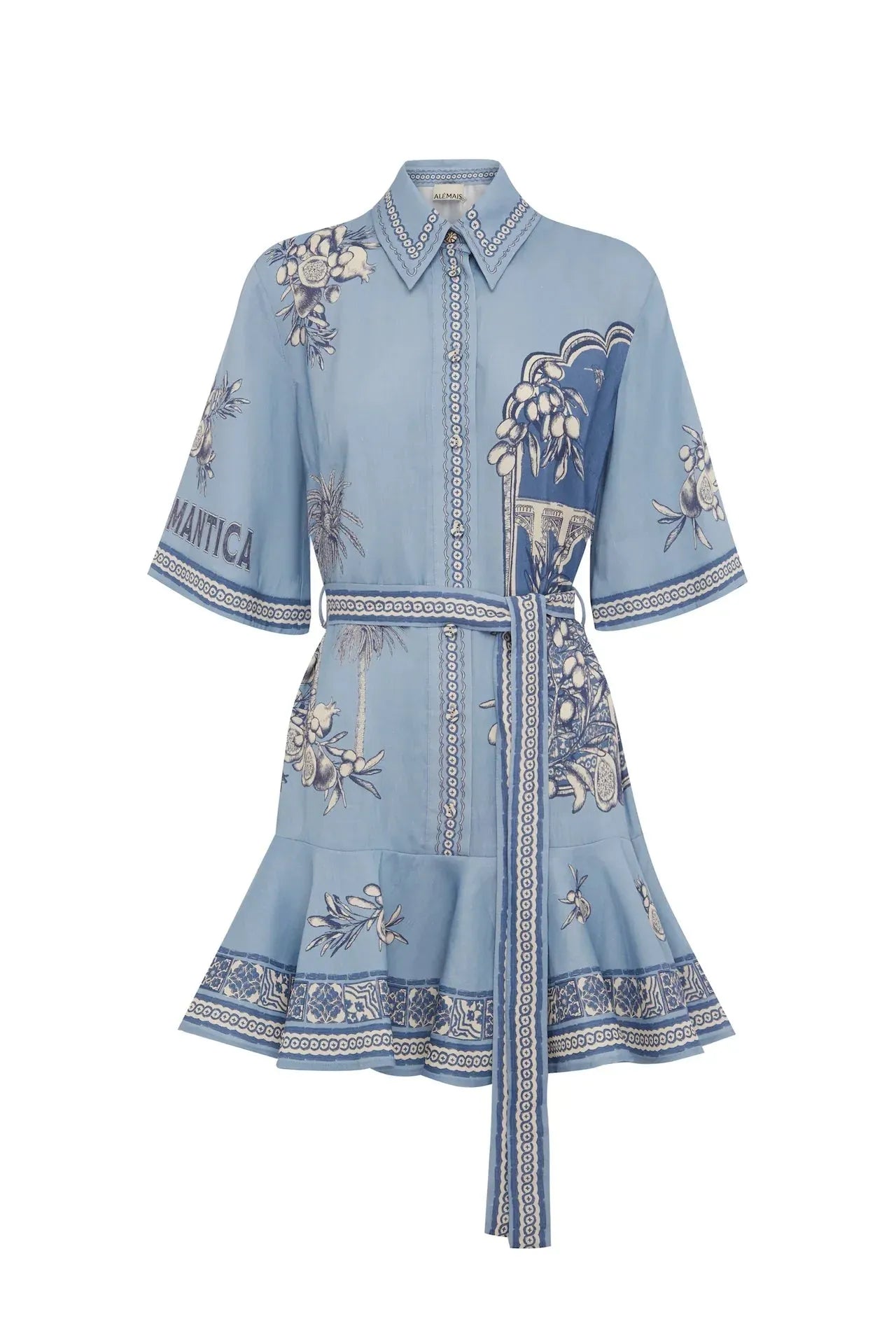 ALÉMAIS Villa Romantica Mini Dress LUXAMORE  