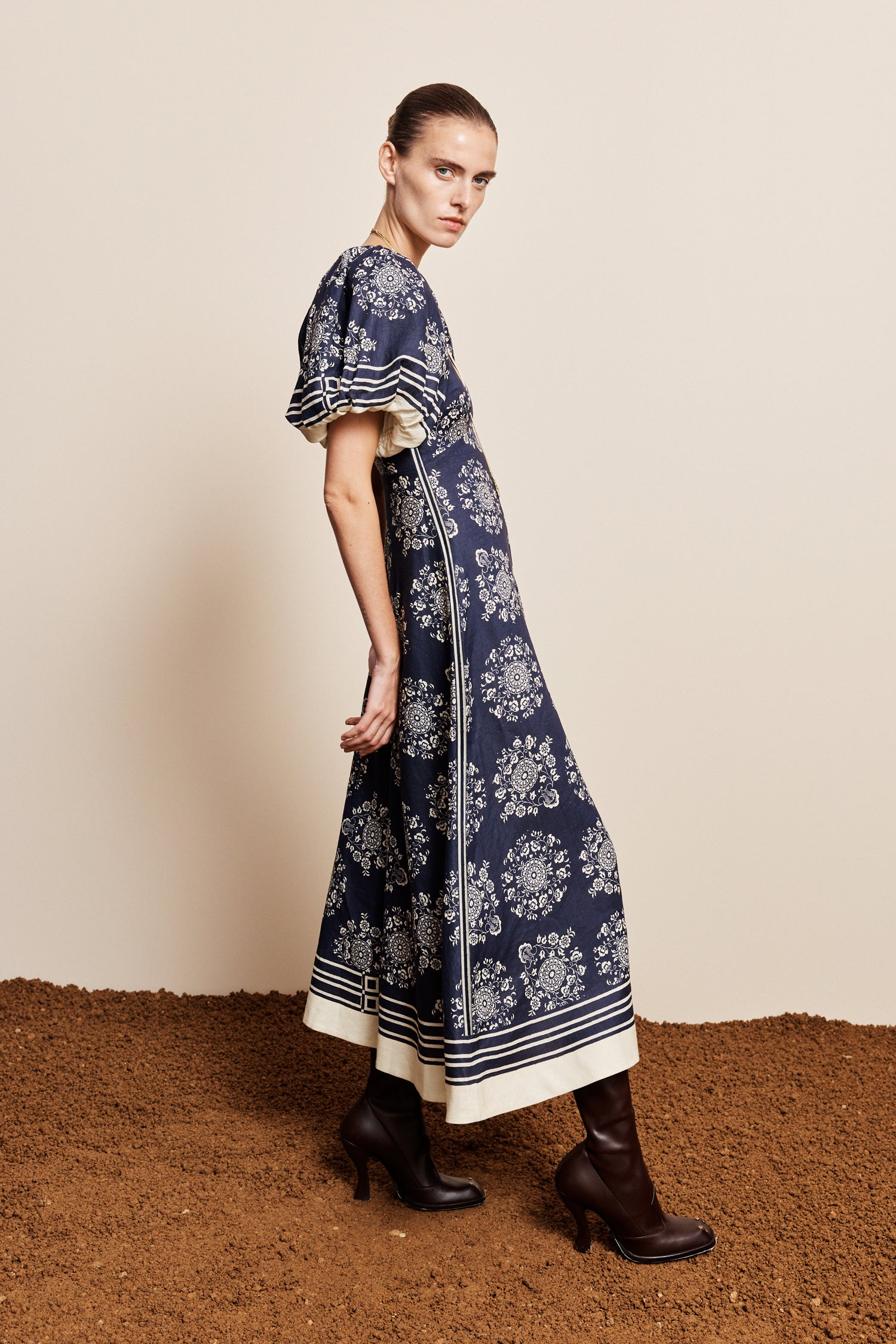 ALÉMAIS Banderra Midi Dress