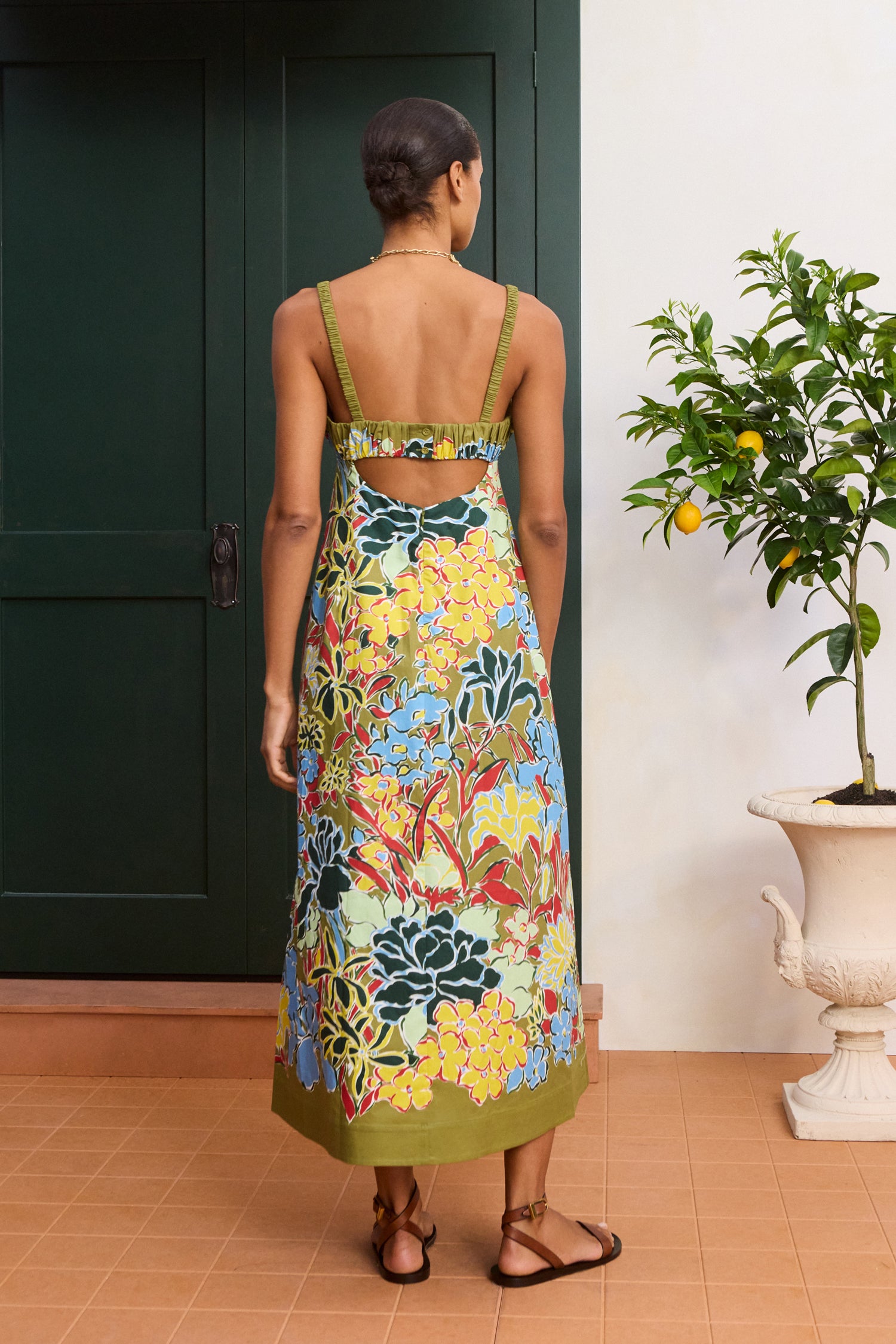 ALEMAIS Solstice Midi Dress LUXAMORE  