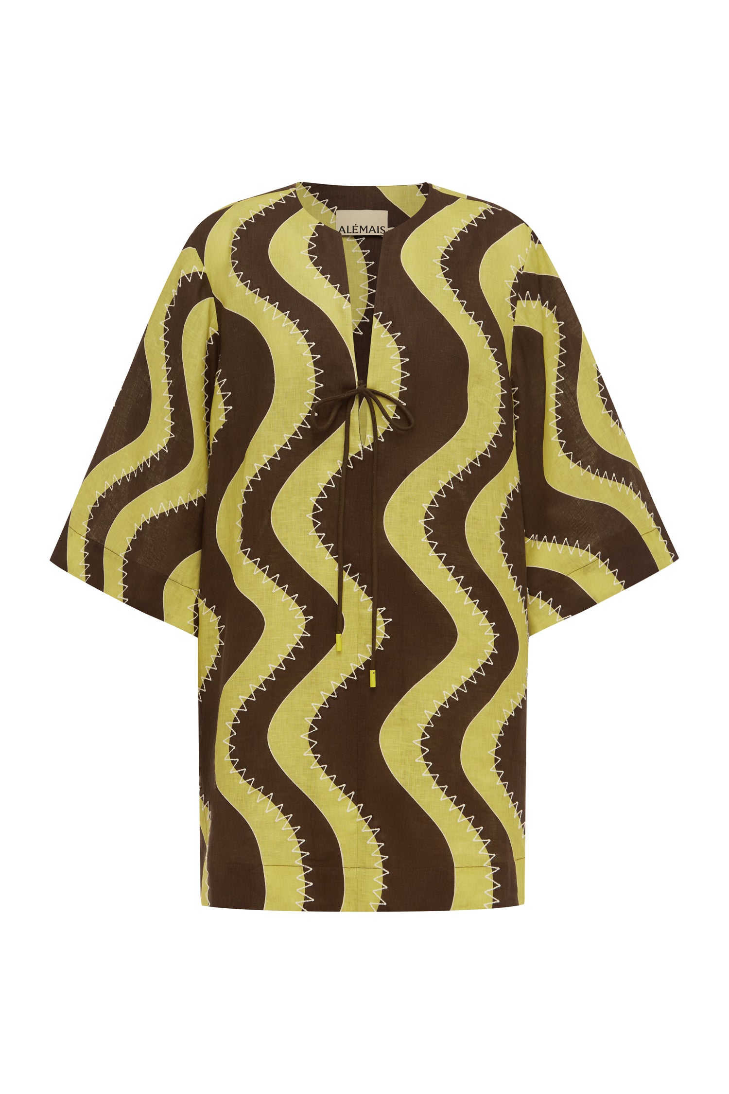 ALEMAIS Frankie Mini Dress Yellow LUXAMORE  