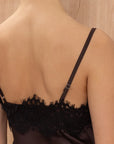 Charli Blake Contrast Lace Camisole - Chocolate