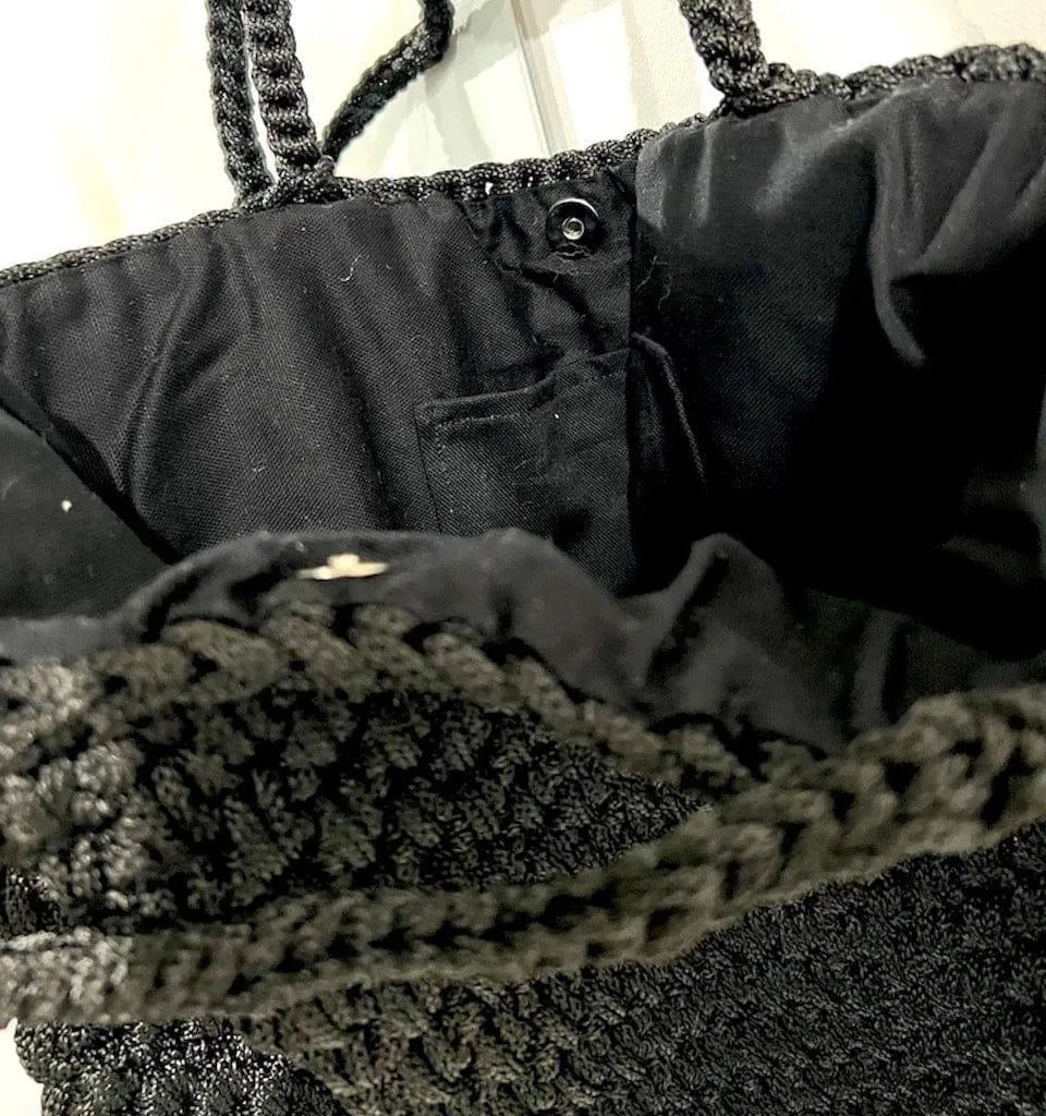CDC Crochet Bag - Black LUXAMORE  