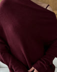 Alemais Sustainable Florence-Shirt close up worn by model LUXAMORE