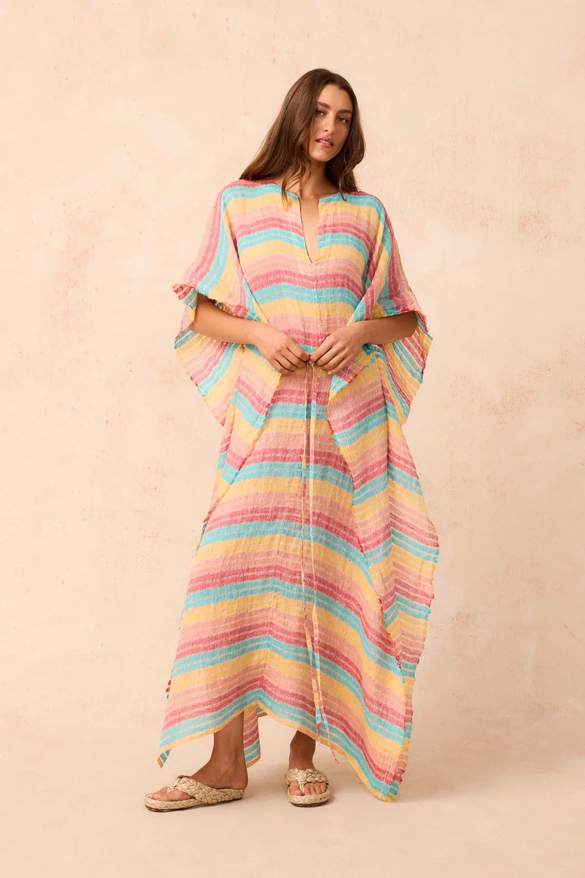Estilo Emporio Corfu Kaftan Dress - LUXAMORE