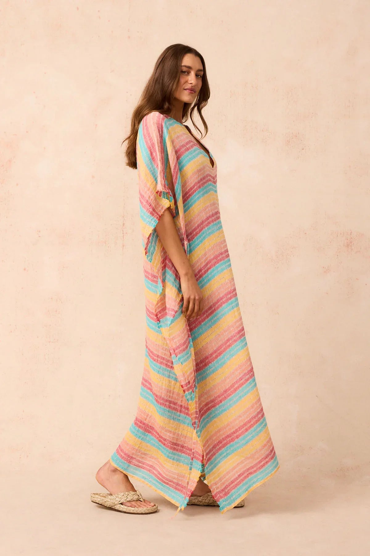 Estilo Emporio Corfu Kaftan Dress - LUXAMORE