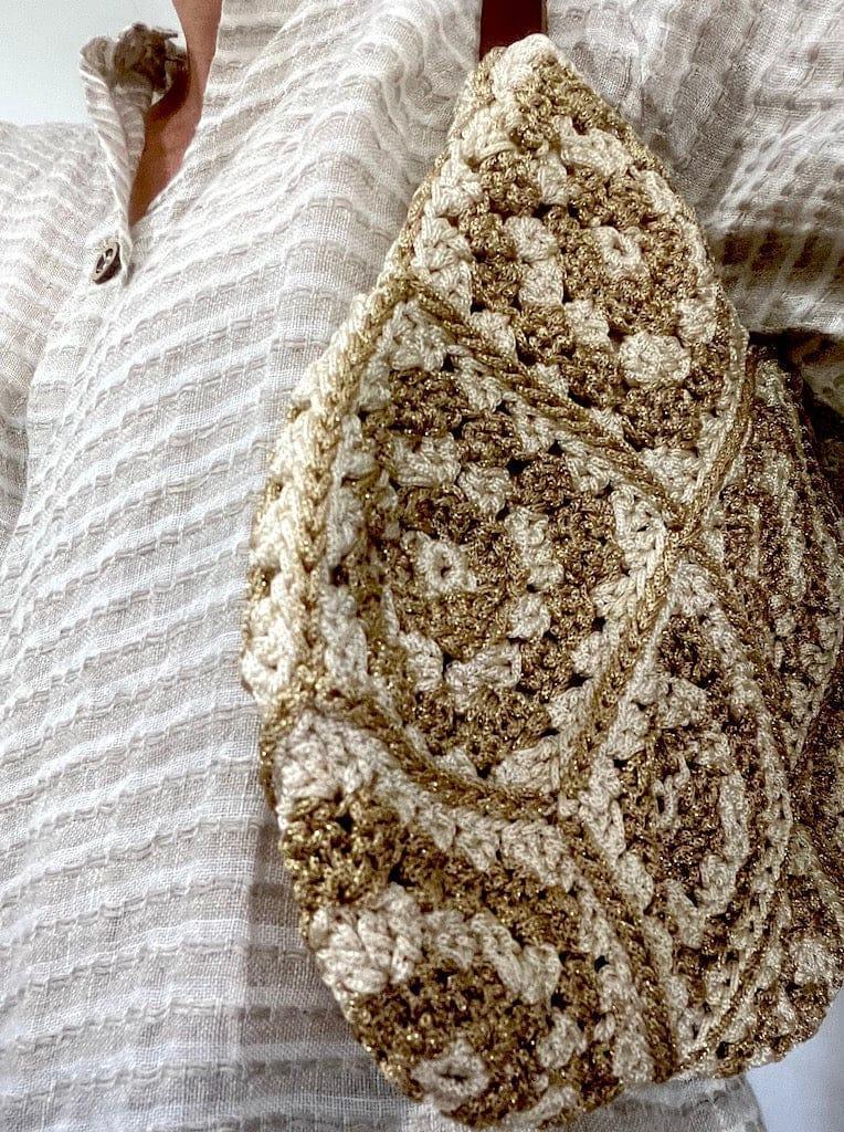 Crochet Bag - Gold LUXAMORE  