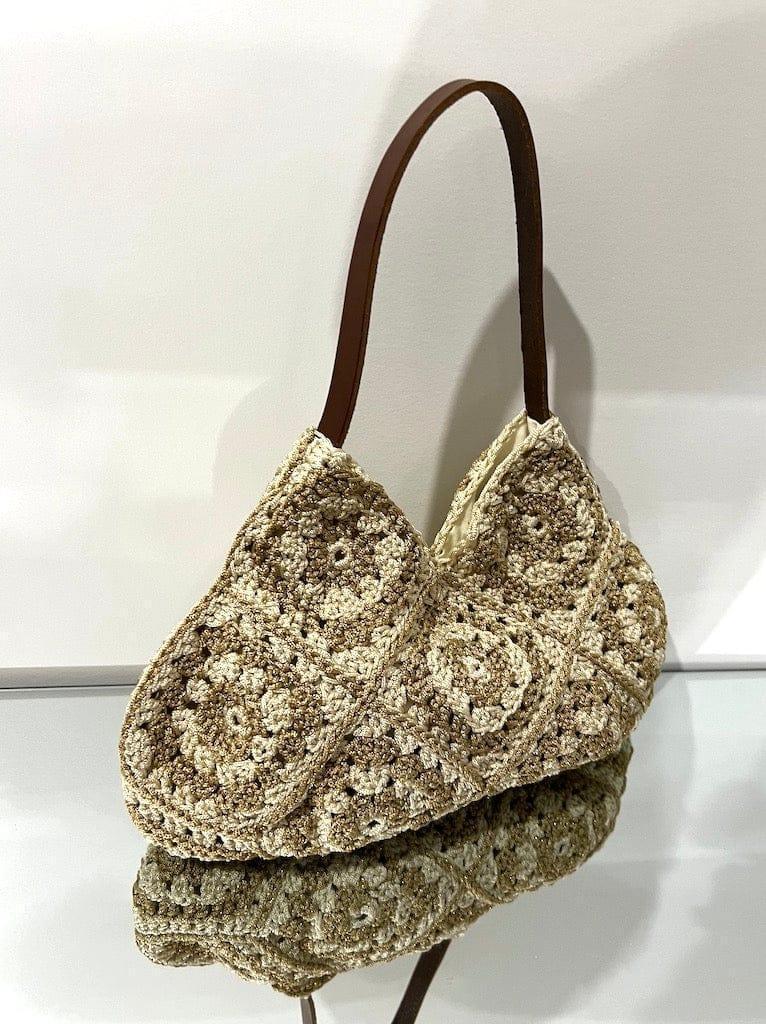 Crochet Bag - Gold LUXAMORE  