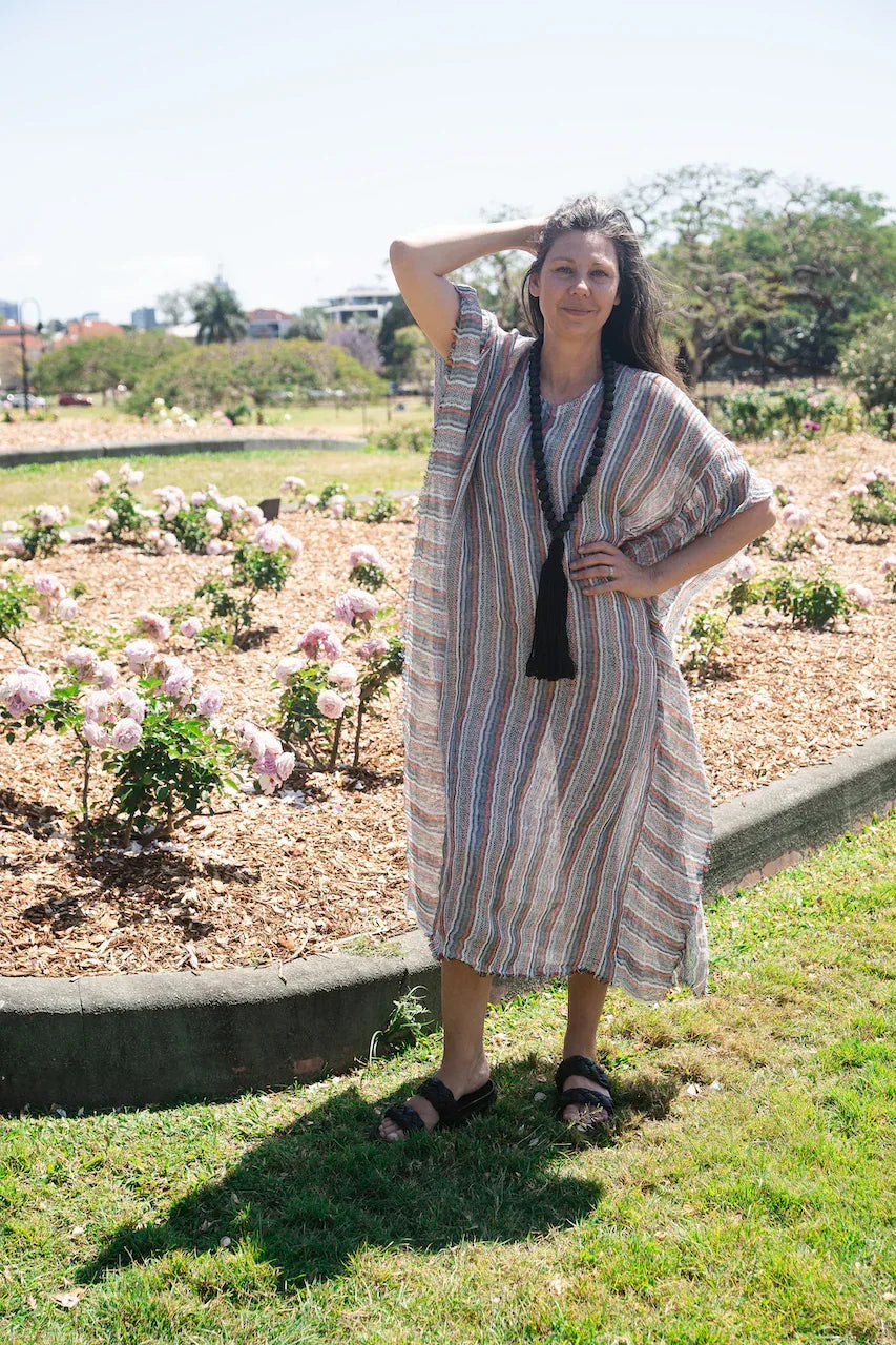 Exclusive: Estilo Emporio Polla Maxi Kaftan - Bolegna - LUXAMORE