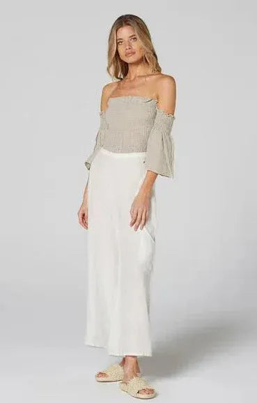 Estilo Emporio Fiorella Top - Grey LUXAMORE  