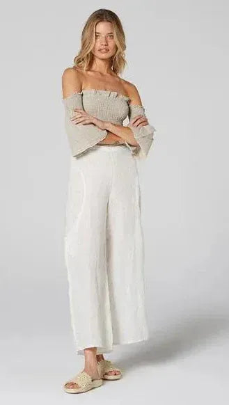 Estilo Emporio Fiorella Top - Grey LUXAMORE  