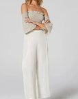 Estilo Emporio Fiorella Top - Grey LUXAMORE  