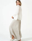 Estilo Emporio Halston Top - Marakesh worn by model in natural setting LUXAMORE 