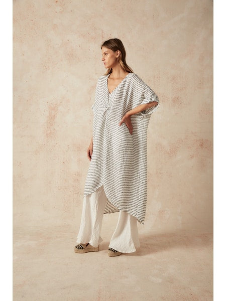 Estilo Emporio La Vista Linen Dress - Binario