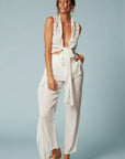 Estilo Emporio Linen Pant Coco LUXAMORE  