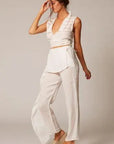 Estilo Emporio Linen Pant Coco LUXAMORE  