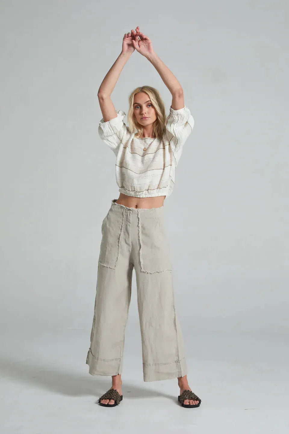 Estilo Emporio Linen Pant Riviera LUXAMORE  