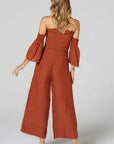 Estilo Emporio Linen Pant Tropez - Rust LUXAMORE  
