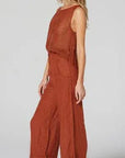 Estilo Emporio Linen Pant Tropez - Rust LUXAMORE  