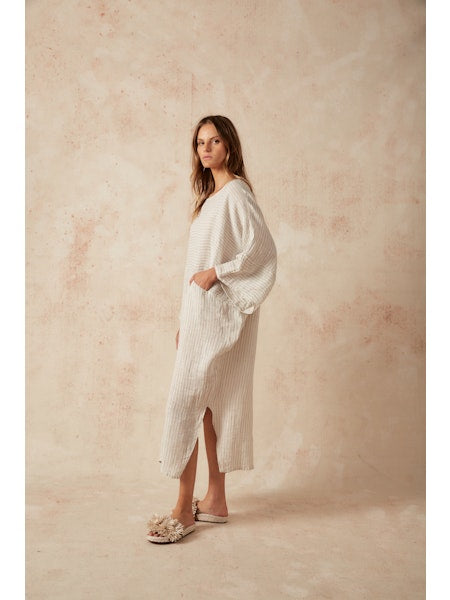 Estilo Emporio Nebbilio Linen Dress - Lyla